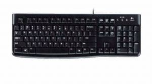 Logitech K120 Keyboard Quiet typing Spill