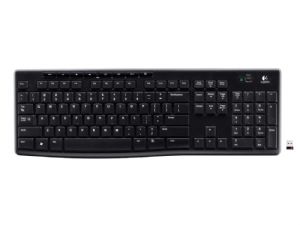 Logitech K270 2.4 GHz Wireless Full Size Keyboard 128