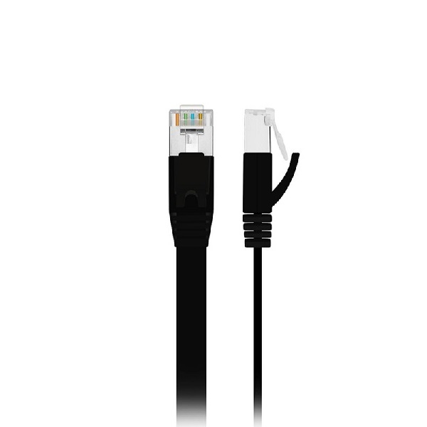 Edimax 10m Black 1G Flat CAT6 Network Cable