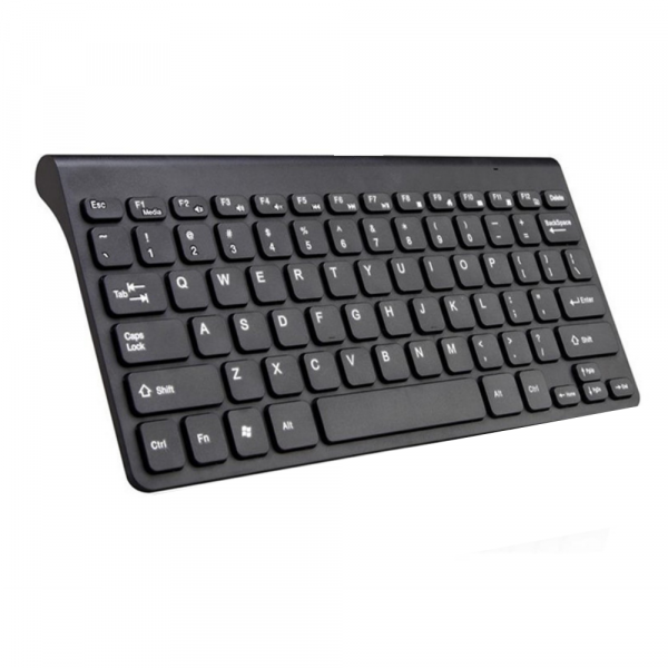 8Ware Mini Keyboard USB & PS2 Black 89 Keys Multimedia keyboard with 10 hot keys