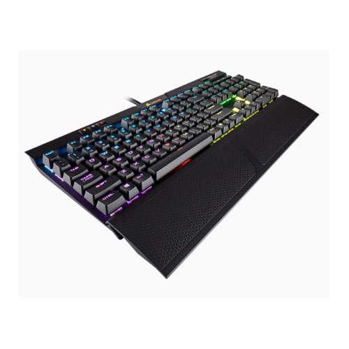 Corsair K70 MK.2 RGB Gaming™ Cherry MX Blue, Backlit RGB LED, Aluminium Frame Mechanical Keyboard.