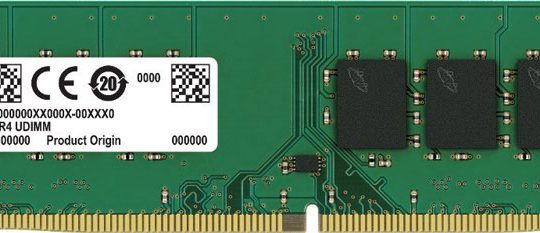 Crucial 16GB (1x16GB) DDR4 UDIMM 2400MHz CL17 Single Stick Desktop PC Memory RAM