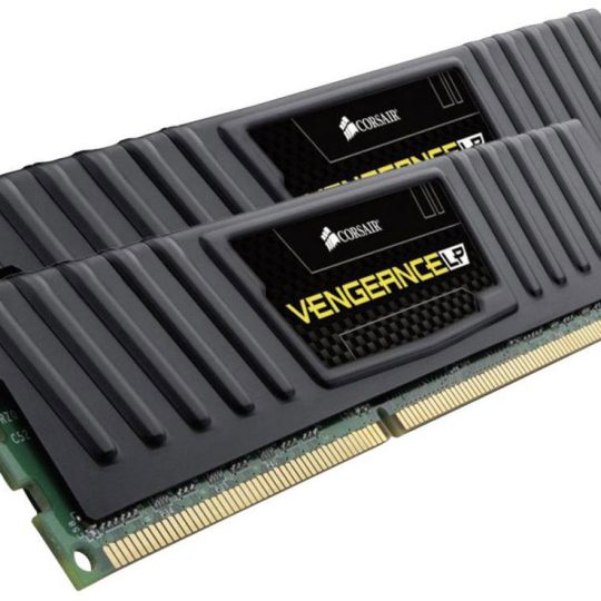 Corsair Vengeance Low Profile 16GB (2x8GB) DDR3 UDIMM 1600MHz C9 1.5V 9-9-9-24 240pin XMP 1.3 Desktop Gaming Memory Black