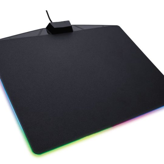 Corsair MM800 RGB POLARIS RGB Mouse Mat. 15 RGB Zones with CUE software for Ultimate Gaming Setup. 350mm x 260mm x 5mm