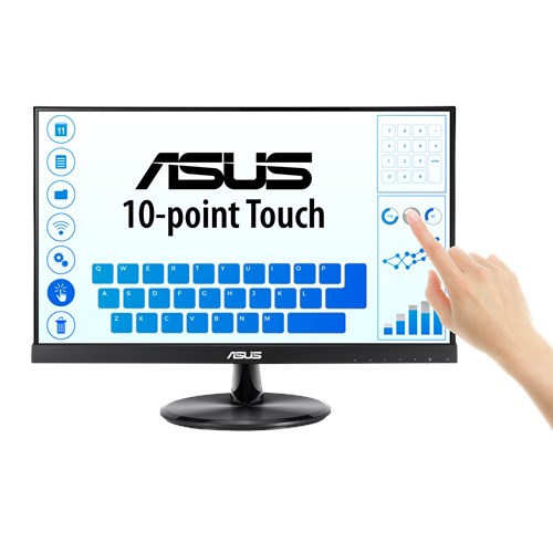 ASUS VT229H Touch Monitor - 21.5" FHD (1920x1080), 10-point Touch, IPS, 178° View, Frameless, 1.5W*2 Speakers