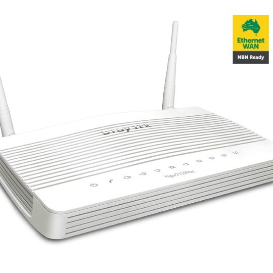 Draytek Vigor2133VAC Wireless Gigabit Broadband Firewall Router 450Mbps AC1200 WiFi 3G/4G 2USB LTE 4xGigabit LAN 2xVPN  backup support VigorACS SI 2yr