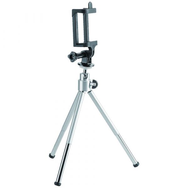 Brateck Mini Tripod for Digital Camera and Phones with GoPro Adapter and Smartphone Holder