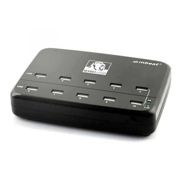 mbeat® Gorilla Power 10 Port 60 W USB Charging Station