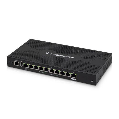 Ubiquiti EdgeRouter 10X - 10-Port Gigabit Router with PoE Flexibility