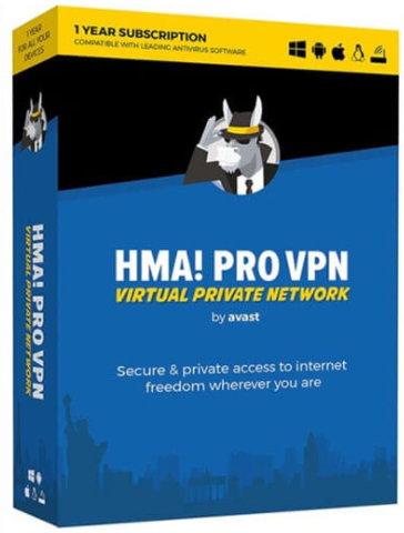 avast! HMA! Pro VPN 1 Year Unlimited Devices Global