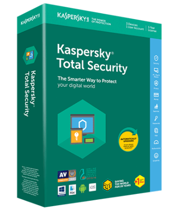 Kaspersky Total Security  3 Devices 1 Year - Windows Mac Android